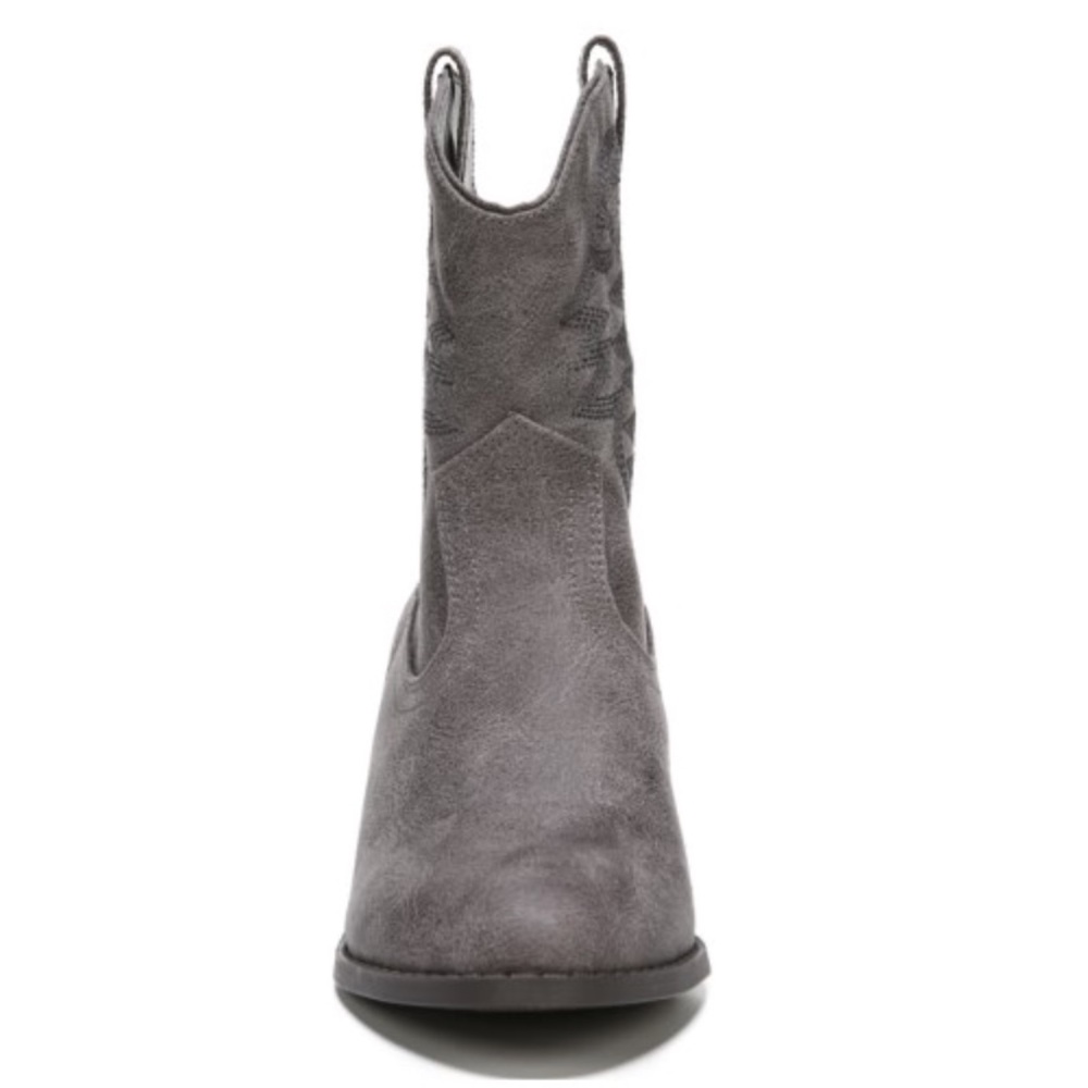 Texas Gray Denim Western Pull On Cowboy Tall Boots - Picture 4 of 4